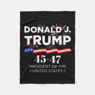 Donald J. Trump 45 47 President Inauguration Day 2 Fleecefilt