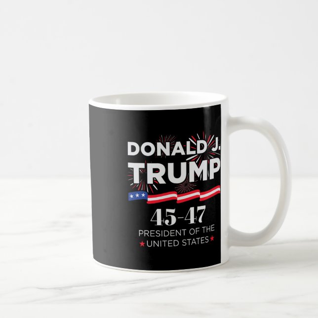 Donald J. Trump 45 47 President Inauguration Day 2 Kaffemugg (Höger)