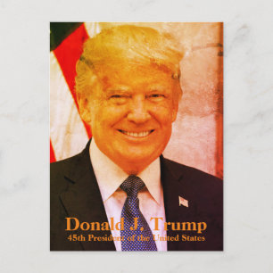 Donald J. Trump, 45:e presidenten i Förenade State Vykort