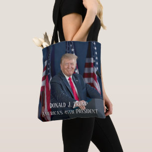 Donald J. Trump 45:e presidenten Keepsaké Tygkasse