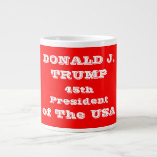 Donald J. Trump 45:e USA:s president Jumbo Mugg