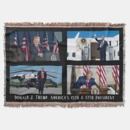Donald J. Trump 47:e presidenten Photo Keepsak Filt