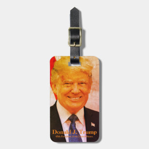 Donald J. Trump, Amerikas 45:e president Bagagebricka