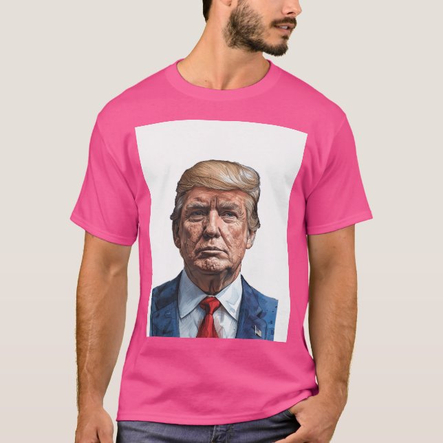 Donald J. Trump Graphic T Shirt (Framsida)