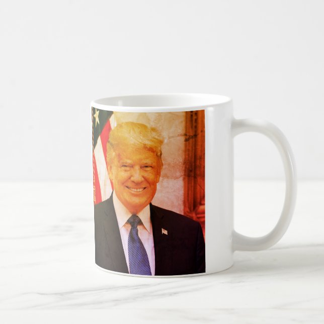  Donald J. Trump, USA:s 45:e president Kaffemugg (Höger)