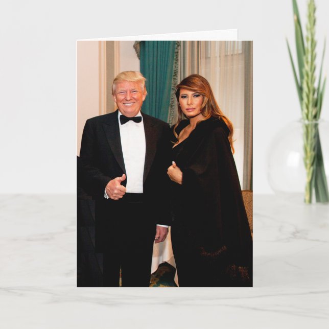 Donald & Melania trumf Kort (Framsida)
