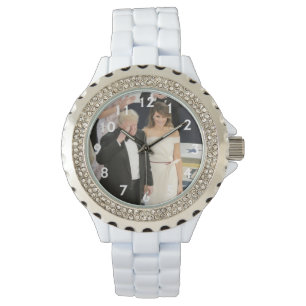 Donald & Melania trumf på frihetbollen Armbandsur
