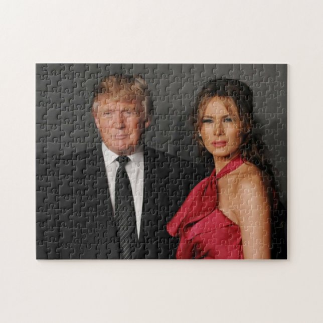 DONALD & MELANIA TRUMF PUSSEL (Horisontell)