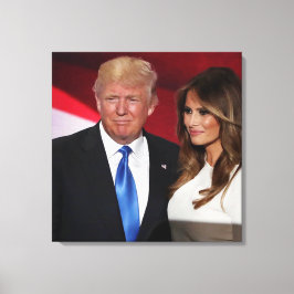 DONALD & MELANIA TRUMP CANVASTRYCK