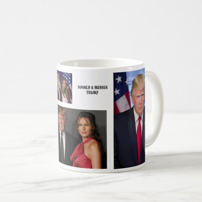 DONALD & MELANIA TRUMP- KAFFEMUGG (Framsida höger)