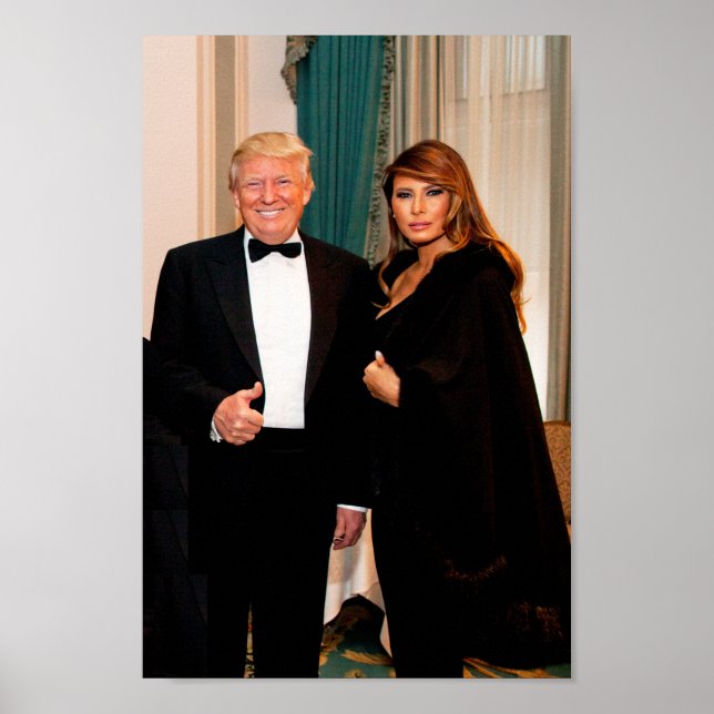Donald & Melania Trump Poster (Framsidan)