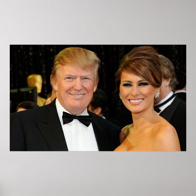 DONALD & MELANIA TRUMP POSTER (Framsidan)
