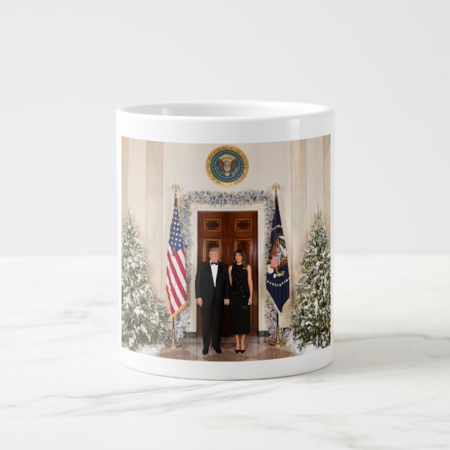 Donald & Melania Trump's jul White House Jumbo Mugg (Framsidan)