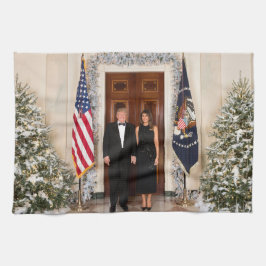 Donald & Melania Trump's jul White House Kökshandduk