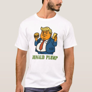 Donald Plump - Lustig Tecknad Parody T Shirt