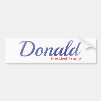 Donald presidenttrumf bildekal