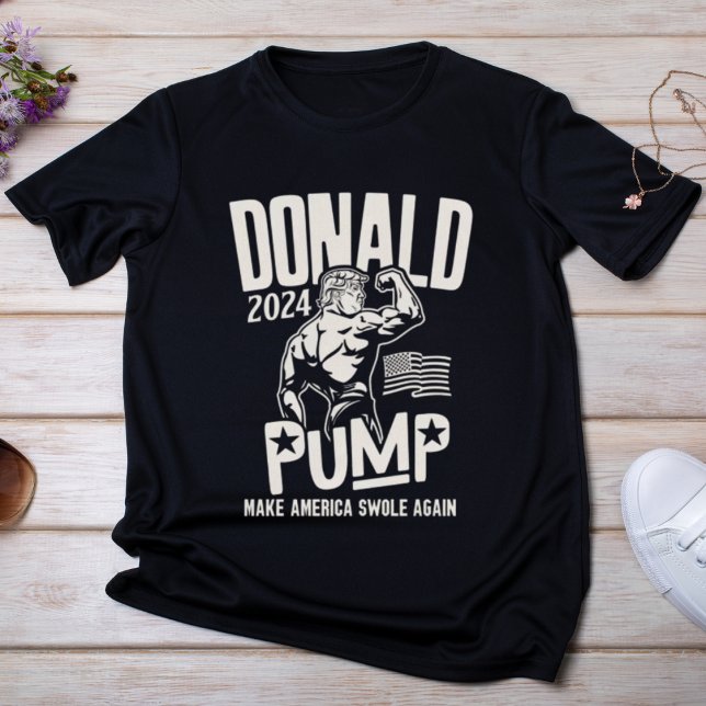 Donald Pump 2024: Gör Amerika Swole igen T Shirt (Skapare uppladdad)