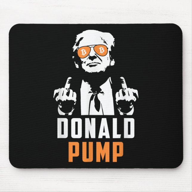 Donald Pump Bitcoin Funny Trump 2024 Crypto Musmatta (Framsidan)