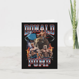 Donald Pump Trump Gym Pump Cover Kort