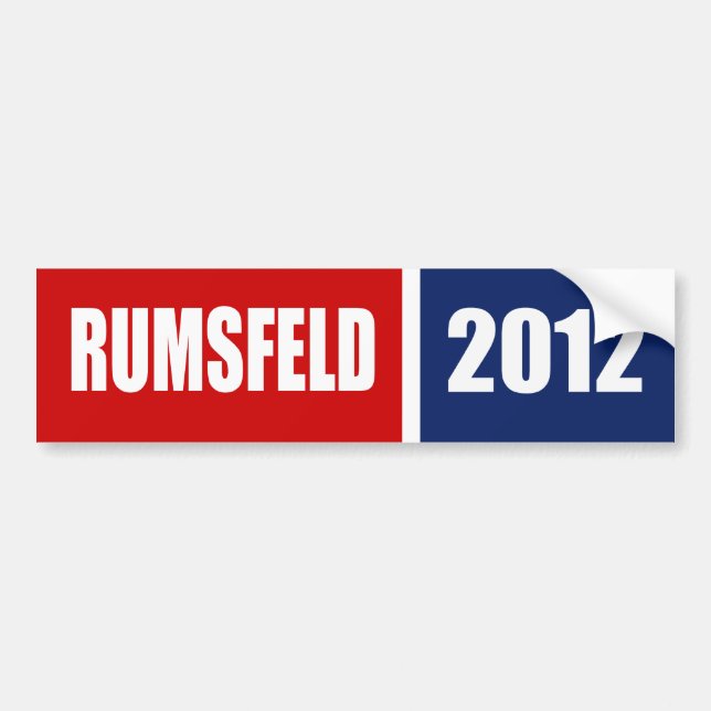 DONALD RUMSFELD 2012 BILDEKAL (Framsidan)