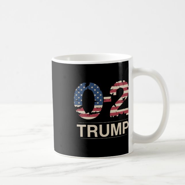 Donald Trump 0-2 Kamp mot oss Flagga du Mis Kaffemugg (Höger)