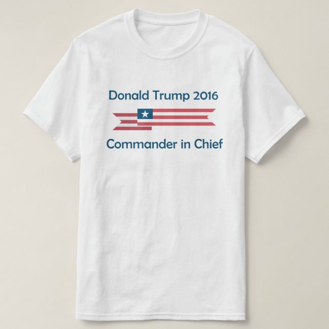 Donald Trump 2016 Chef för chefsbefattningen T Shirt (Design framsida)