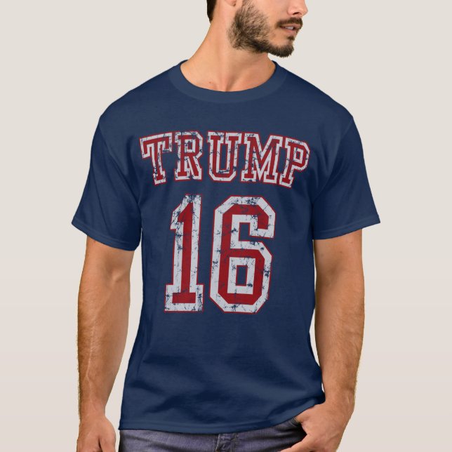 Donald Trump 2016 för president T Shirt (Framsida)