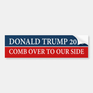"DONALD TRUMP 2016 - HÅRKAM ÖVER TILL VÅR SIDA ", BILDEKAL