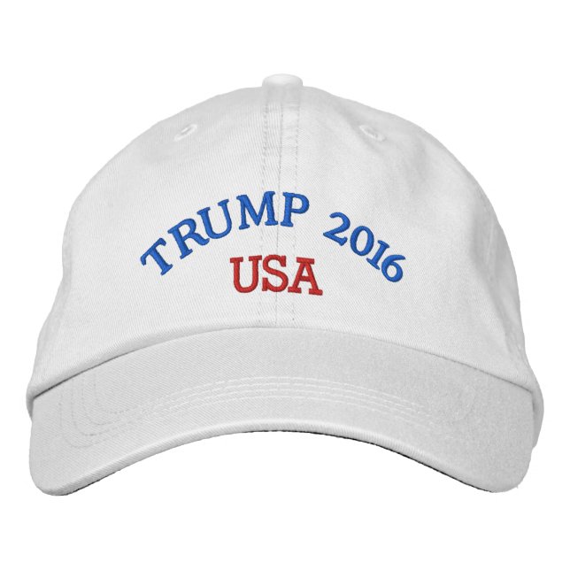 Donald Trump 2016 Hat Broderad Keps (Framsida)