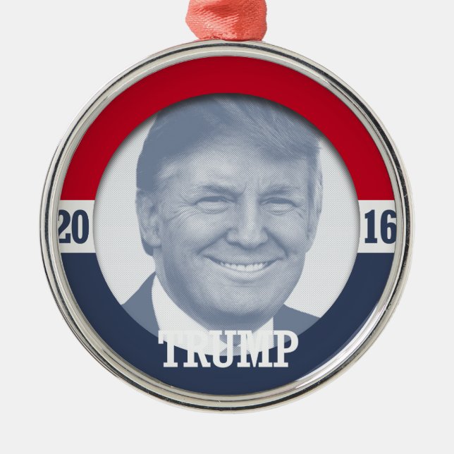 Donald Trump 2016 Julgransprydnad Metall (Framsidan)