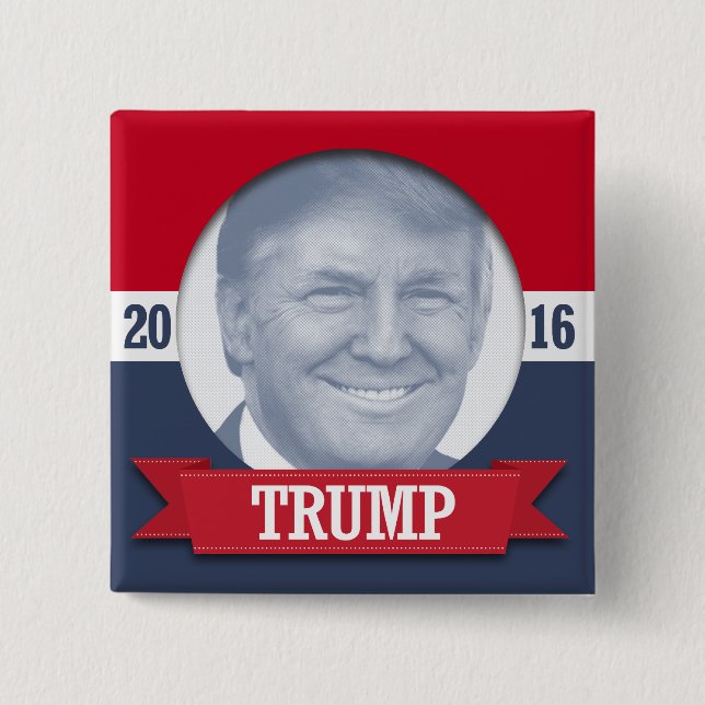 Donald Trump 2016 Knapp (Framsida)