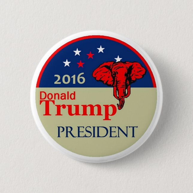 Donald Trump 2016 Knapp (Framsida)