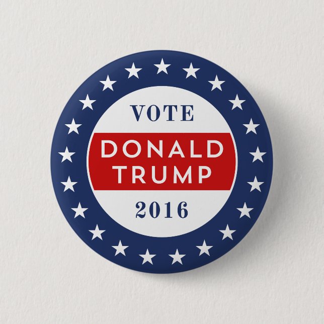 Donald Trump 2016 Knapp (Framsida)
