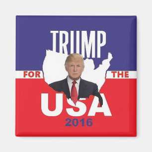 Donald Trump 2016 kvadrerar magneten Magnet