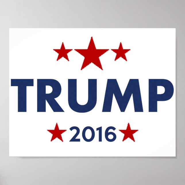 Donald Trump 2016 Poster (Framsidan)
