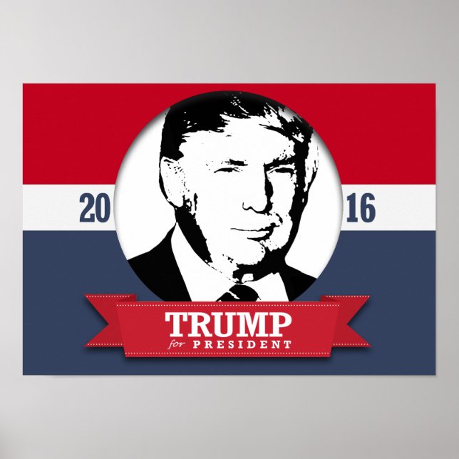 DONALD TRUMP 2016 POSTER (Framsidan)