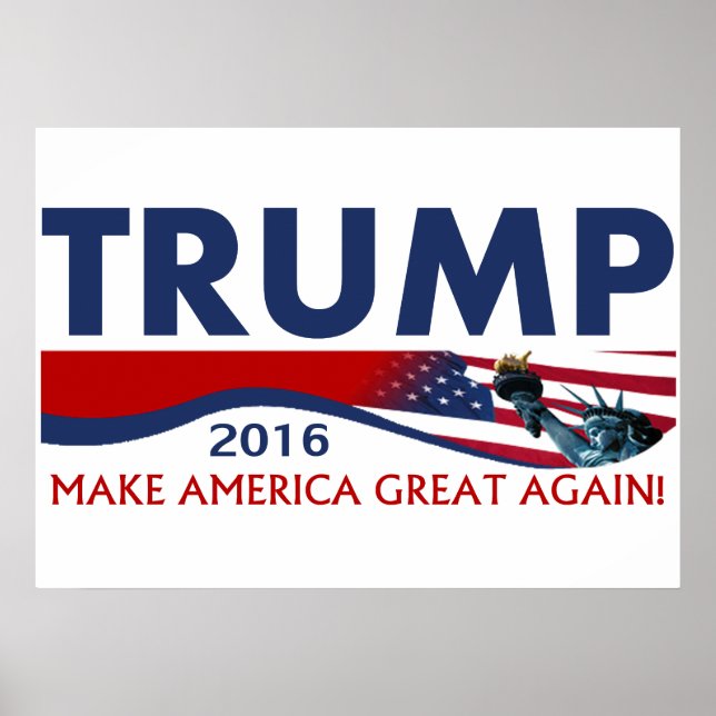 Donald Trump 2016 Poster (Framsidan)