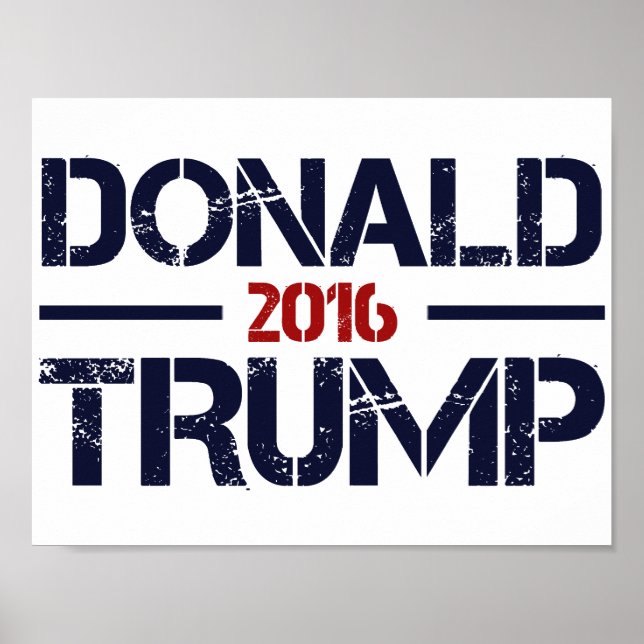 Donald Trump 2016 Poster (Framsidan)