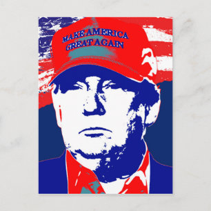 Donald Trump 2016 Presidentkandidat Vykort