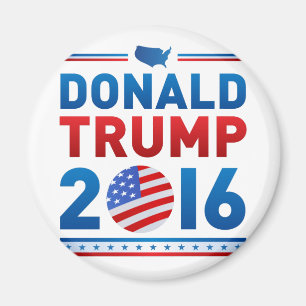 DONALD TRUMP 2016 Presidentval Magnet