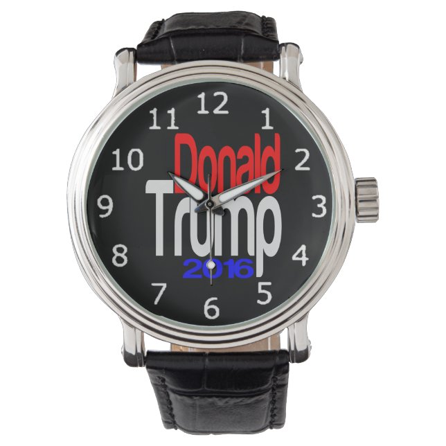 Donald Trump 2016 Red White and Blue Armbandsur (Framsida)