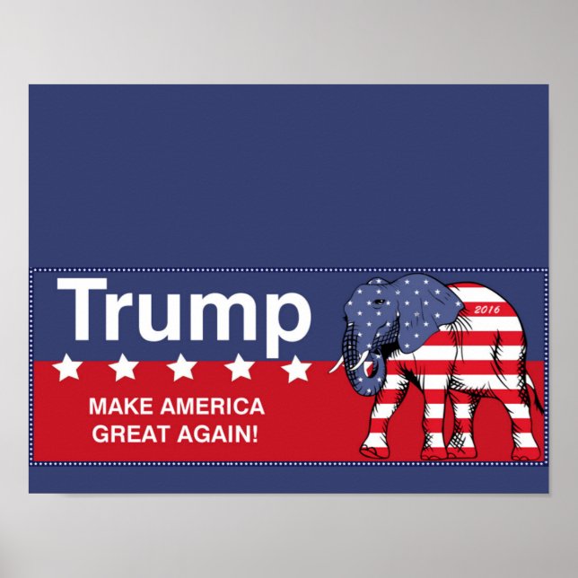 Donald trump 2016 Republican Poster (Framsidan)