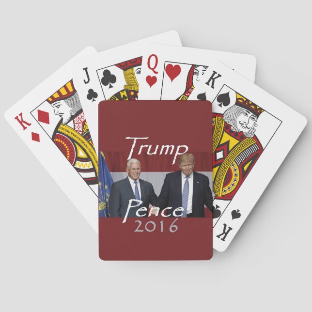 Donald TRUMP 2016 Spel Kort (Baksidan)