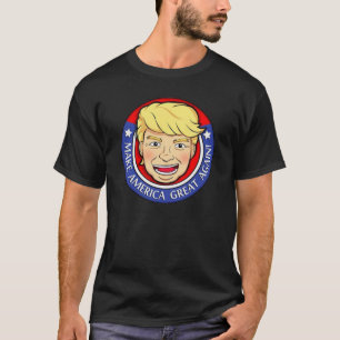 DONALD TRUMP 2016 SVART UTSLAGSPLATSSKJORTA T-SHIRT