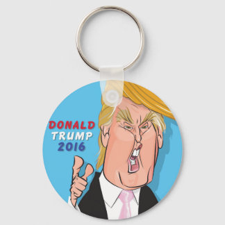 Donald Trump 2016 Tecknad Keychain Nyckelring