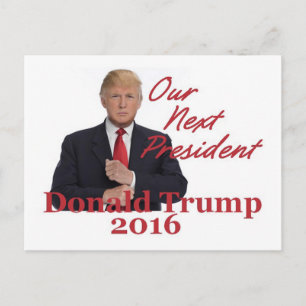 Donald TRUMP 2016 vykort