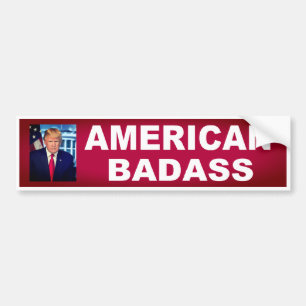 Donald Trump 2020 American Badass Bildekal
