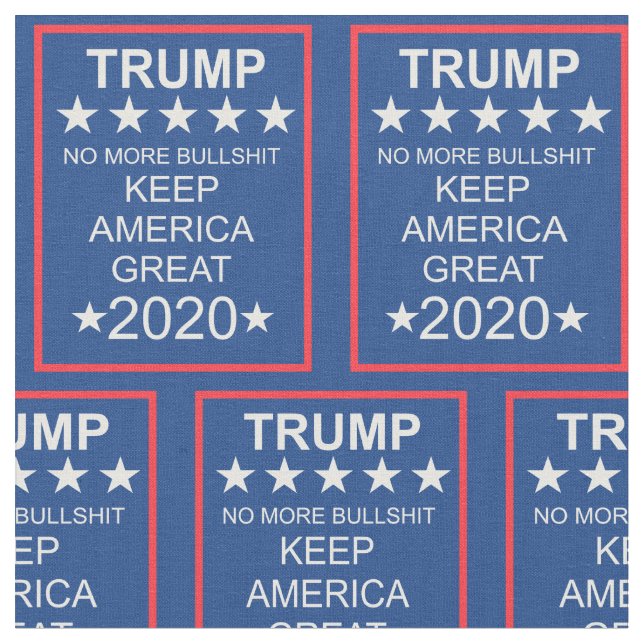 DONALD TRUMP 2020 BEHÅLLA AMERIKA UNDERBARARE TYG (Närbild)