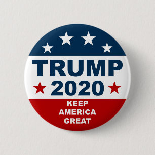 Donald Trump 2020 behålla underbara Amerika Knapp