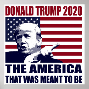 Donald Trump 2020 För presidentvalet 2020 Poster